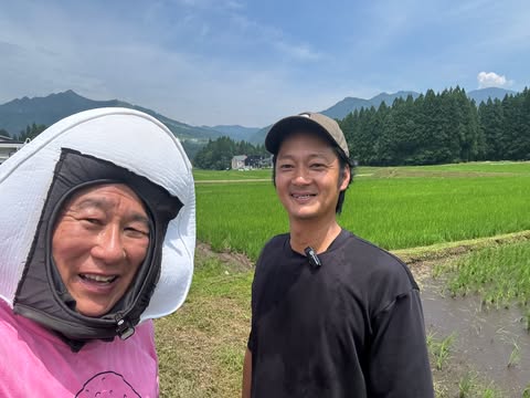 〈南魚沼〉おにぎりマン訪問中　～大阪　寝屋川　お米屋さん～
